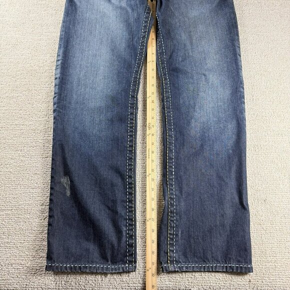 Ruthless Art Respect Denim Jeans Blue Men’s Size 36 x 32 - Picture 4 of 6